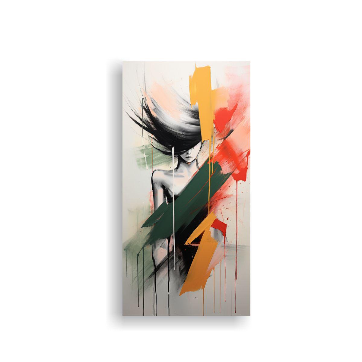 Pintura Abstracta Minimalista Neoexpresionista 50x100cm-0