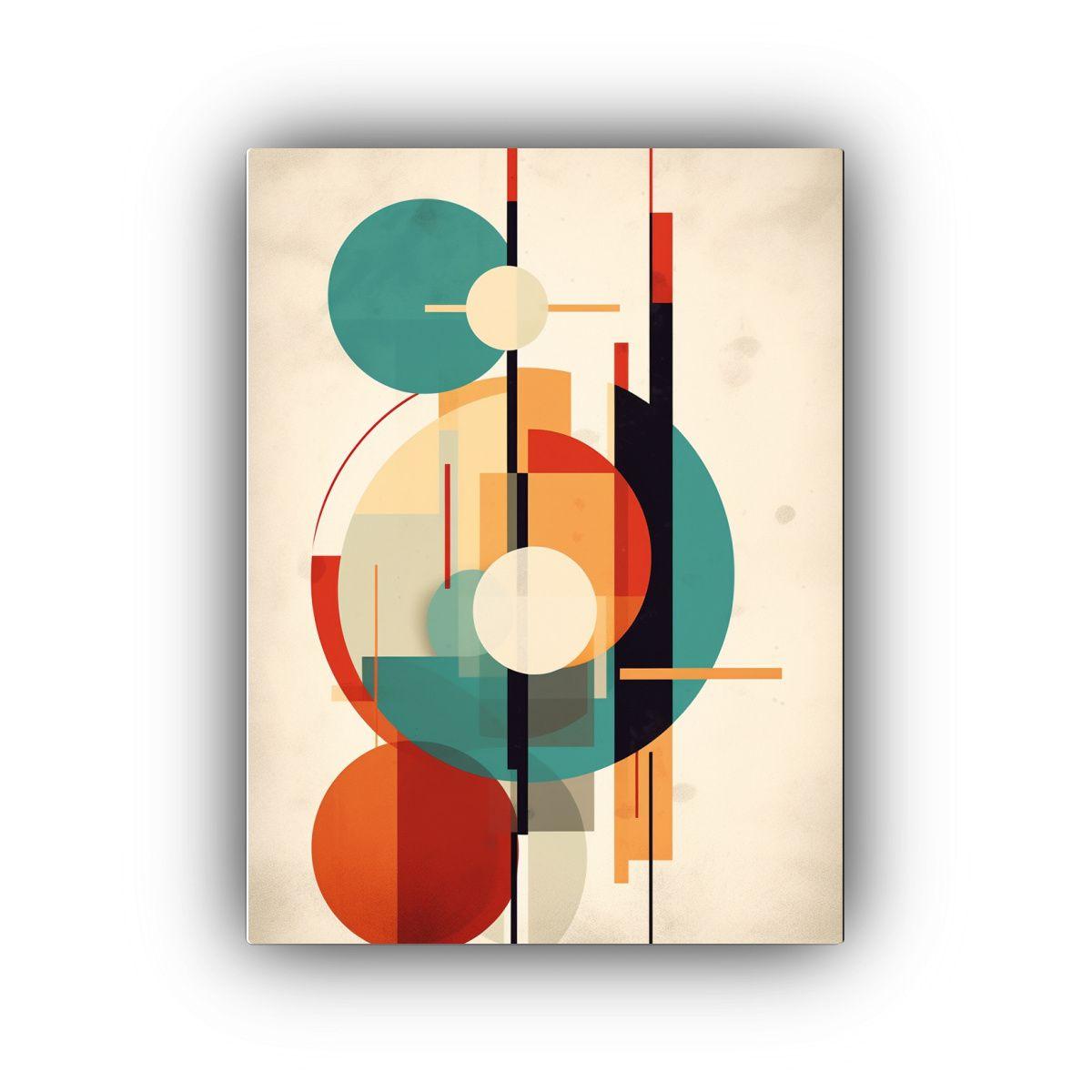 Cuadro Abstracto Vanguardista Impresión En Formato De Arte  40x60cm-0