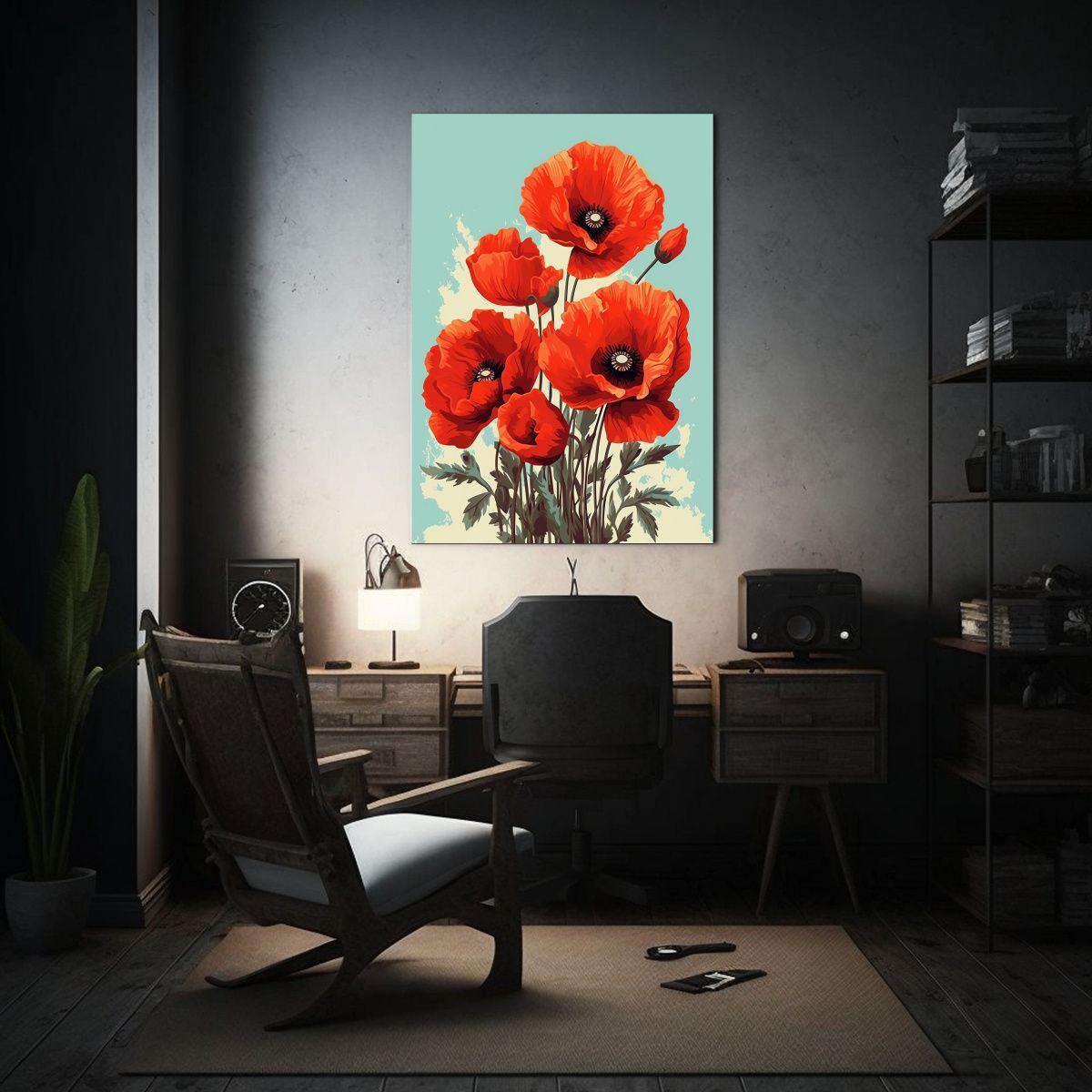 Cuadro De Pared Con Líneas Finas Y Personalidad, 50x65cm-2