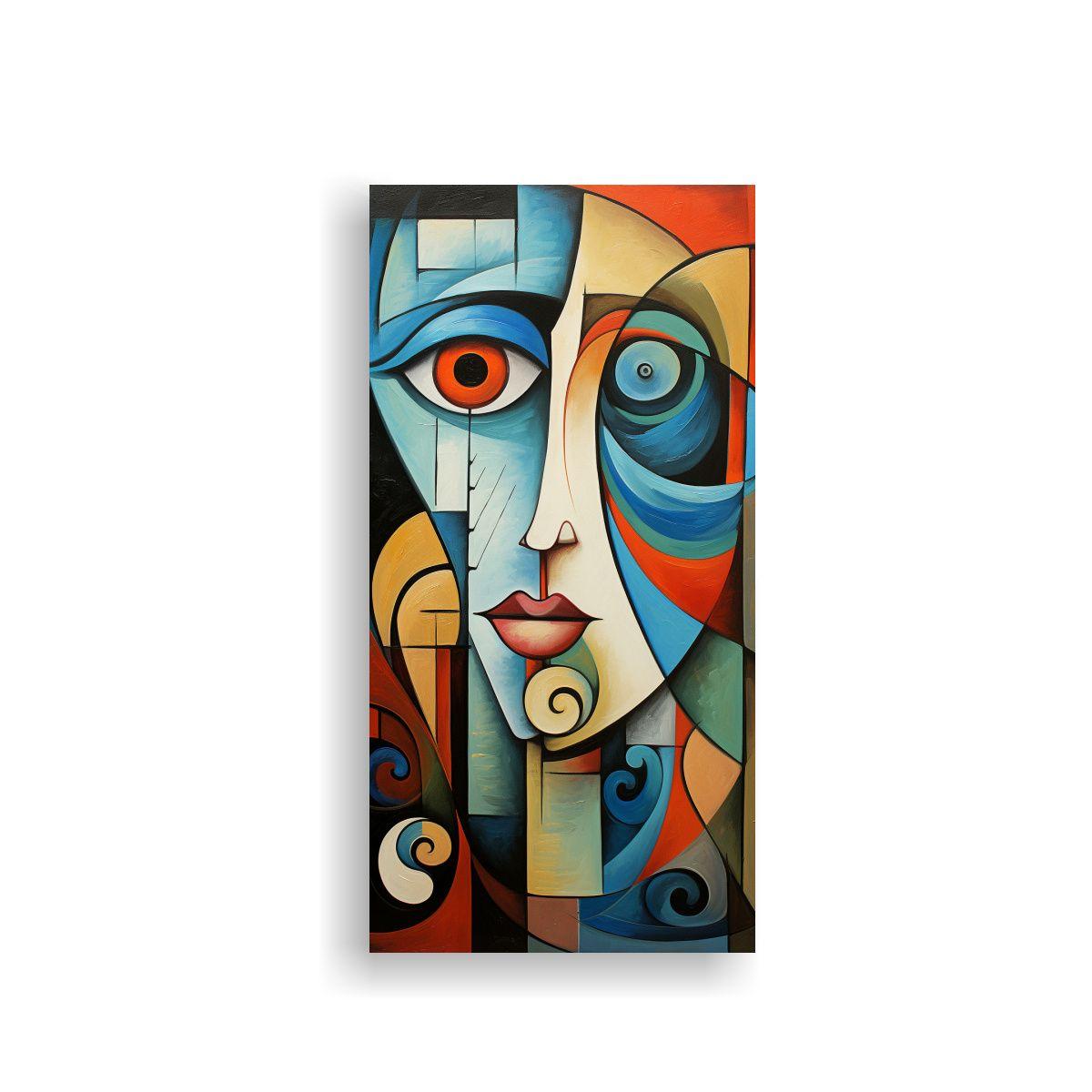 Pinturas Abstractas De Picasso: Lienzo Estilo 80x160cm-0