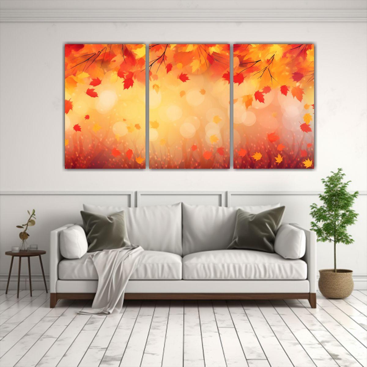 Lienzos Abstractos Exclusivos Set 3 Fondos 150x75 Cm-2