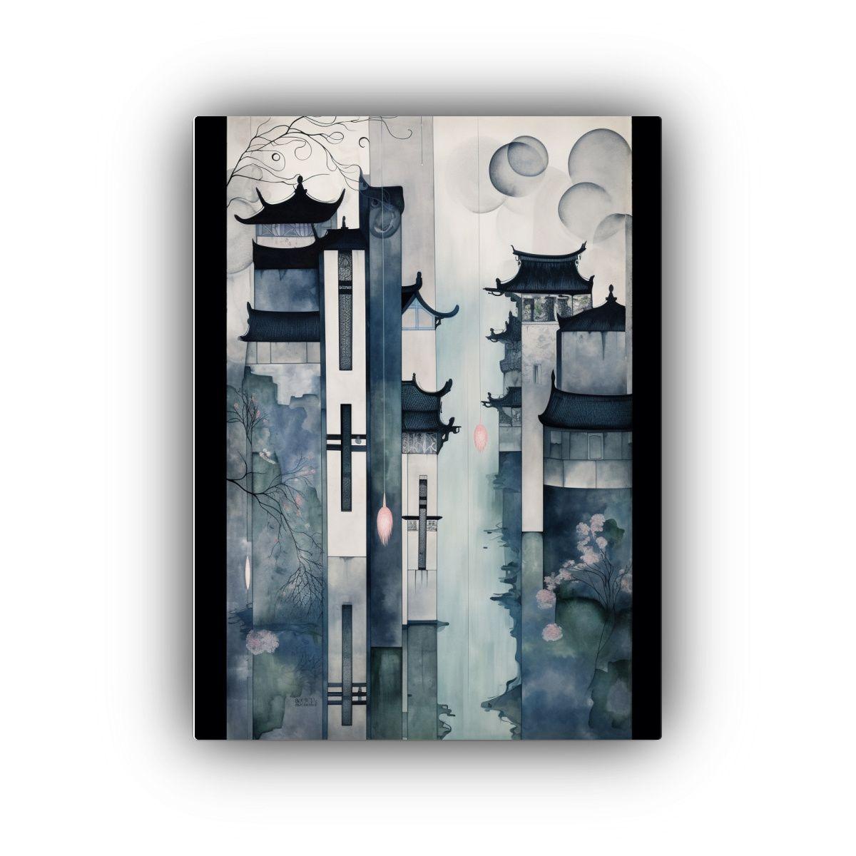 Cuadro De Lienzo Forma Espacio Charles Rennie 50x75cm-0