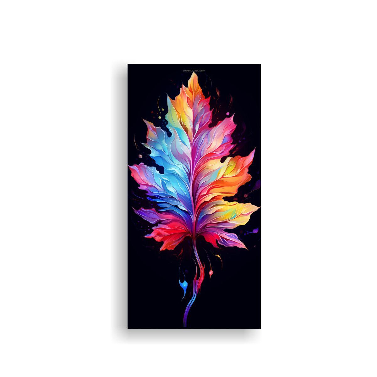 Pinturas Decorativas De Hojas De Acebo En Colores 70x140cm-0