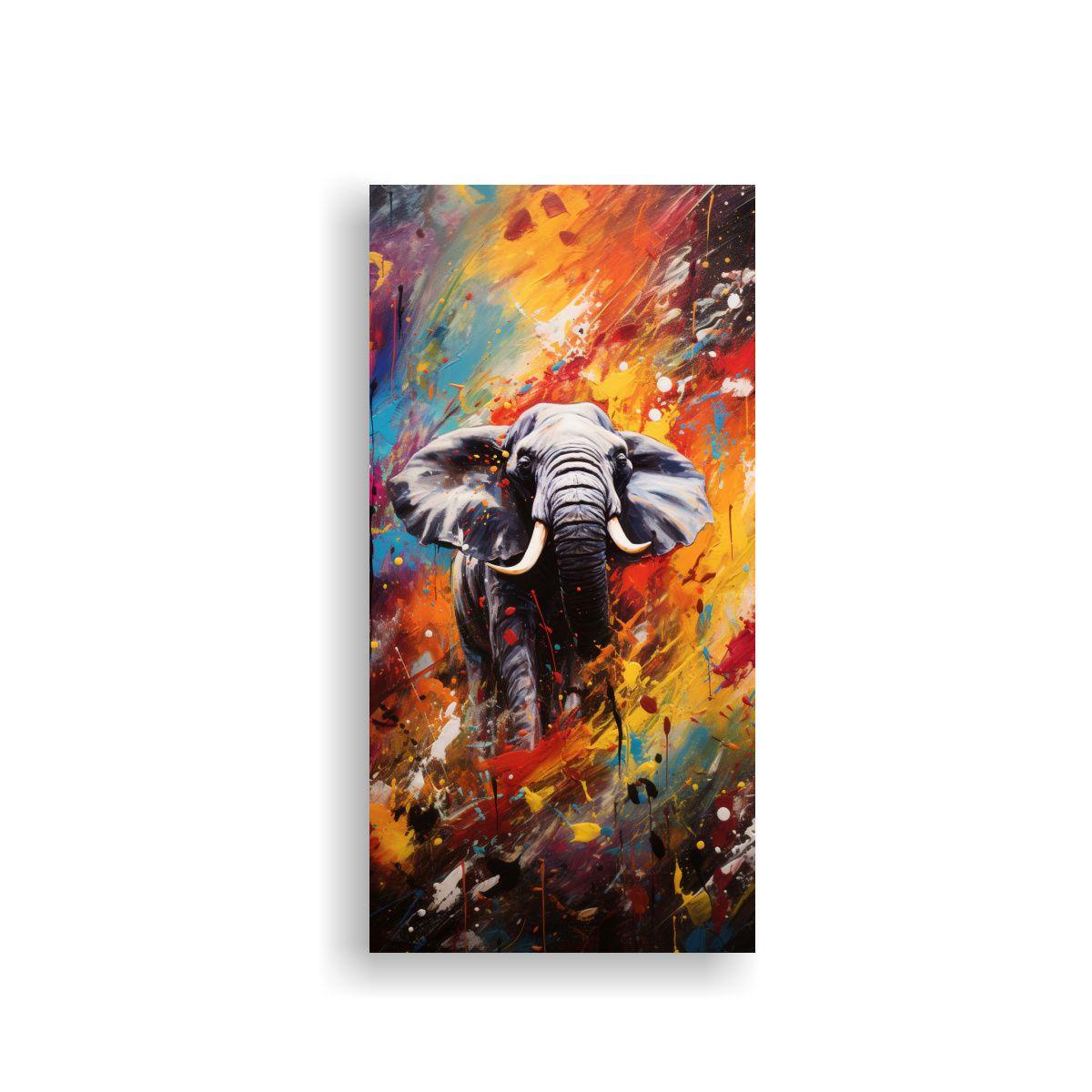 Cuadro Arte Tema Street Art Belleza Caótica De 20x40cm-0