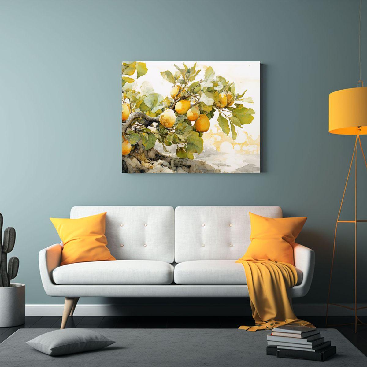 Pintura Abstracta En Blanco Y Dorado, Venta De Canva Con Sim 60x40cm-2