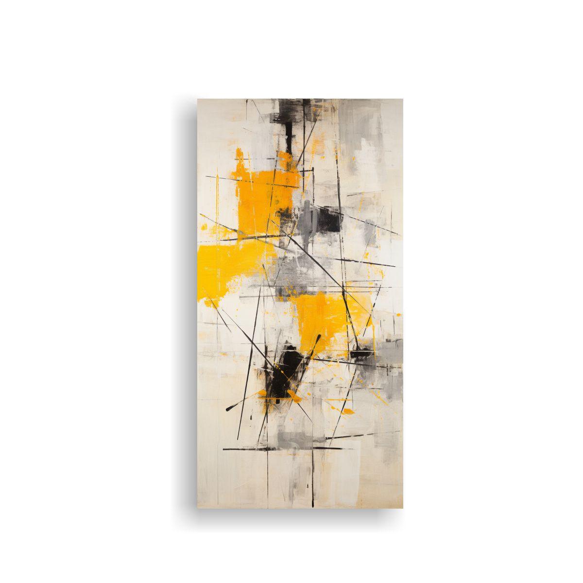 Pintura Abstracta Expresionista En Tela 40x80cm-0