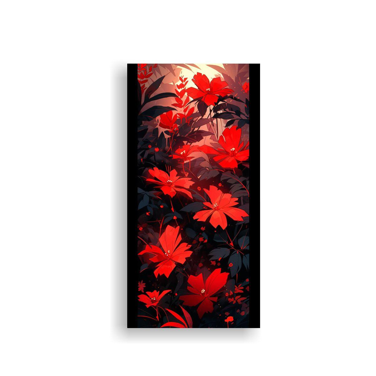 Cuadro Acuarela Estilo Neonoir, Colores Vivos 80x160cm-0