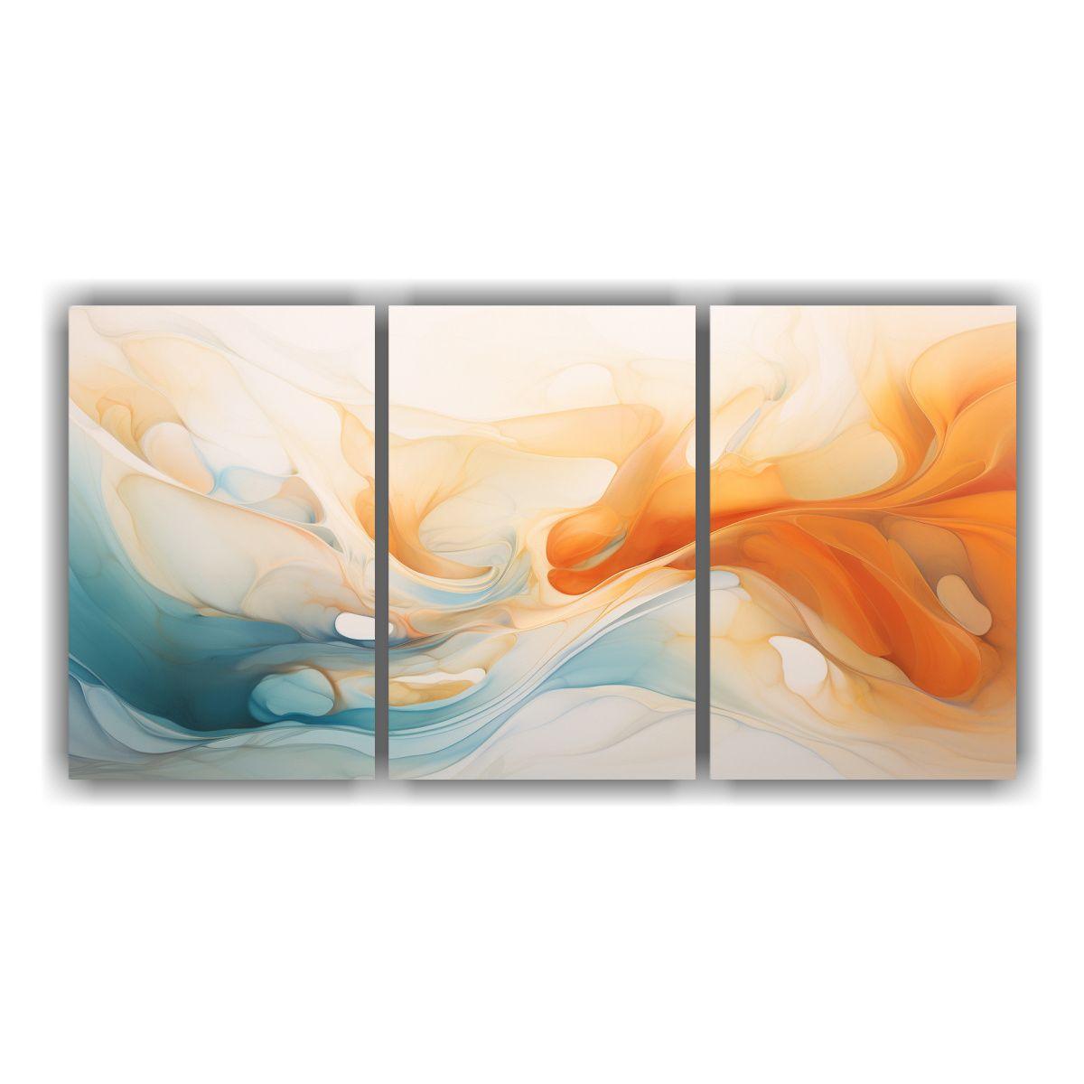 Díptico Vanguardia Para Cocina: Remolinos 180x90 Cm-0