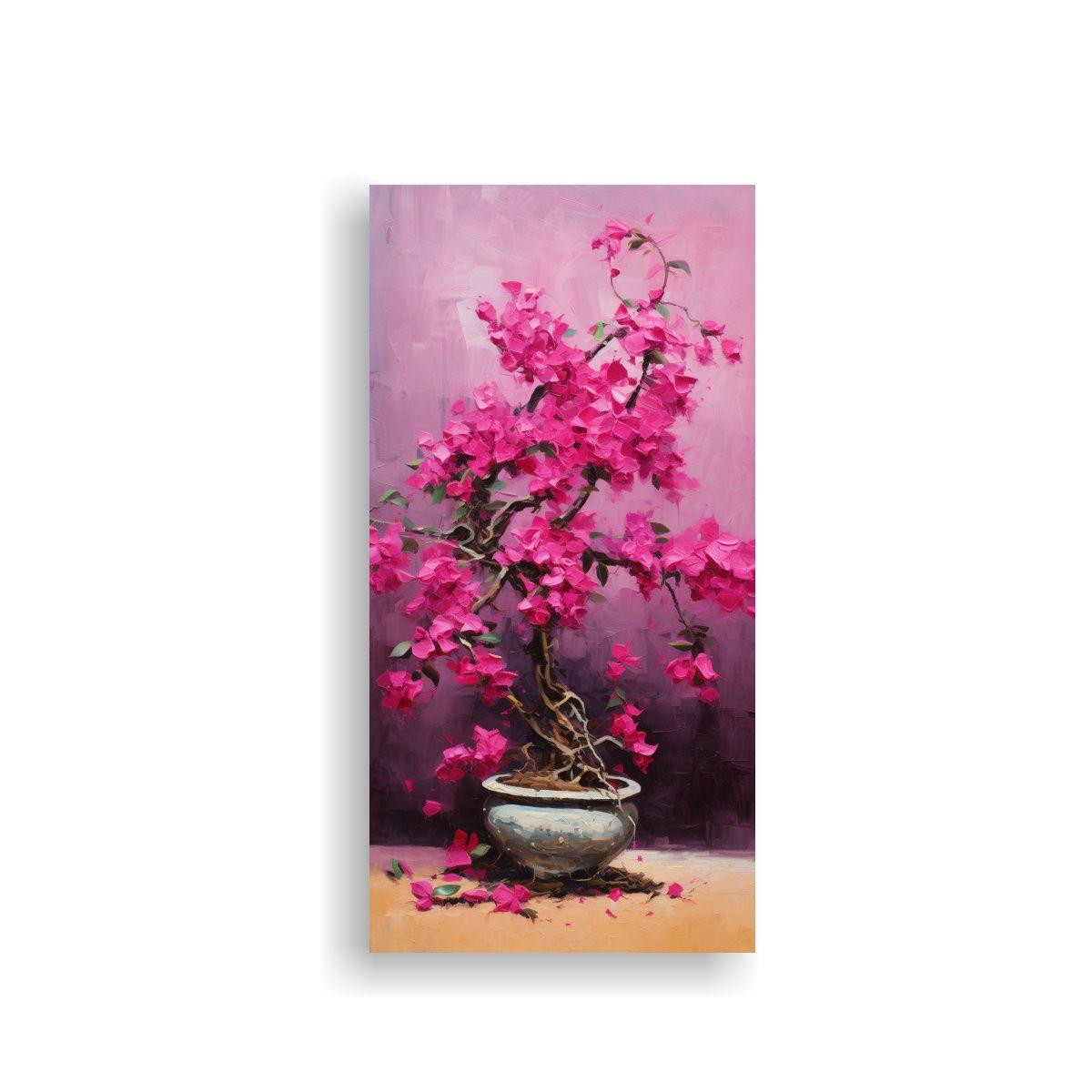 Pintura Abstracta De Alta Calidad De Un árbol 70x140cm-0