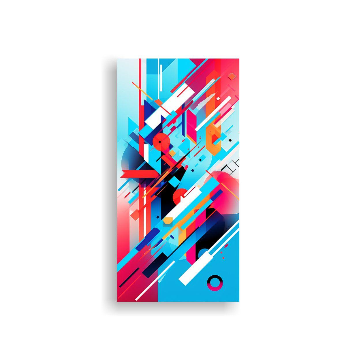 Fondo Abstracto Con Una Variedad De Pinturas 20x40cm-0