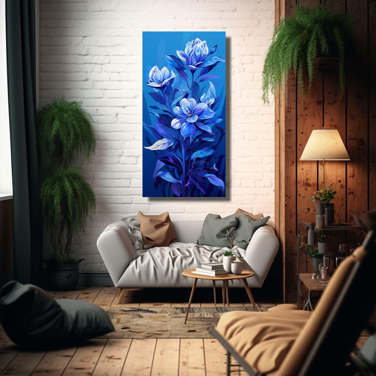 Pinturas Decorativas De Tonos Relieve De Hierbas 80x160cm-2