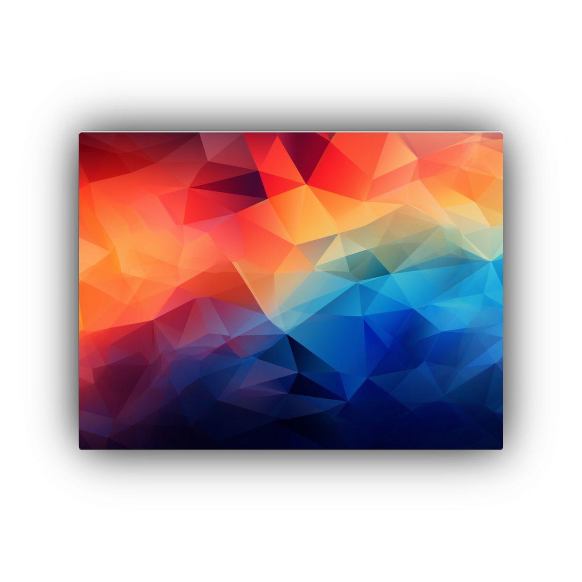 Pinturas Decorativas Abstractas Con Polígonos En Movimiento 120x80cm-0