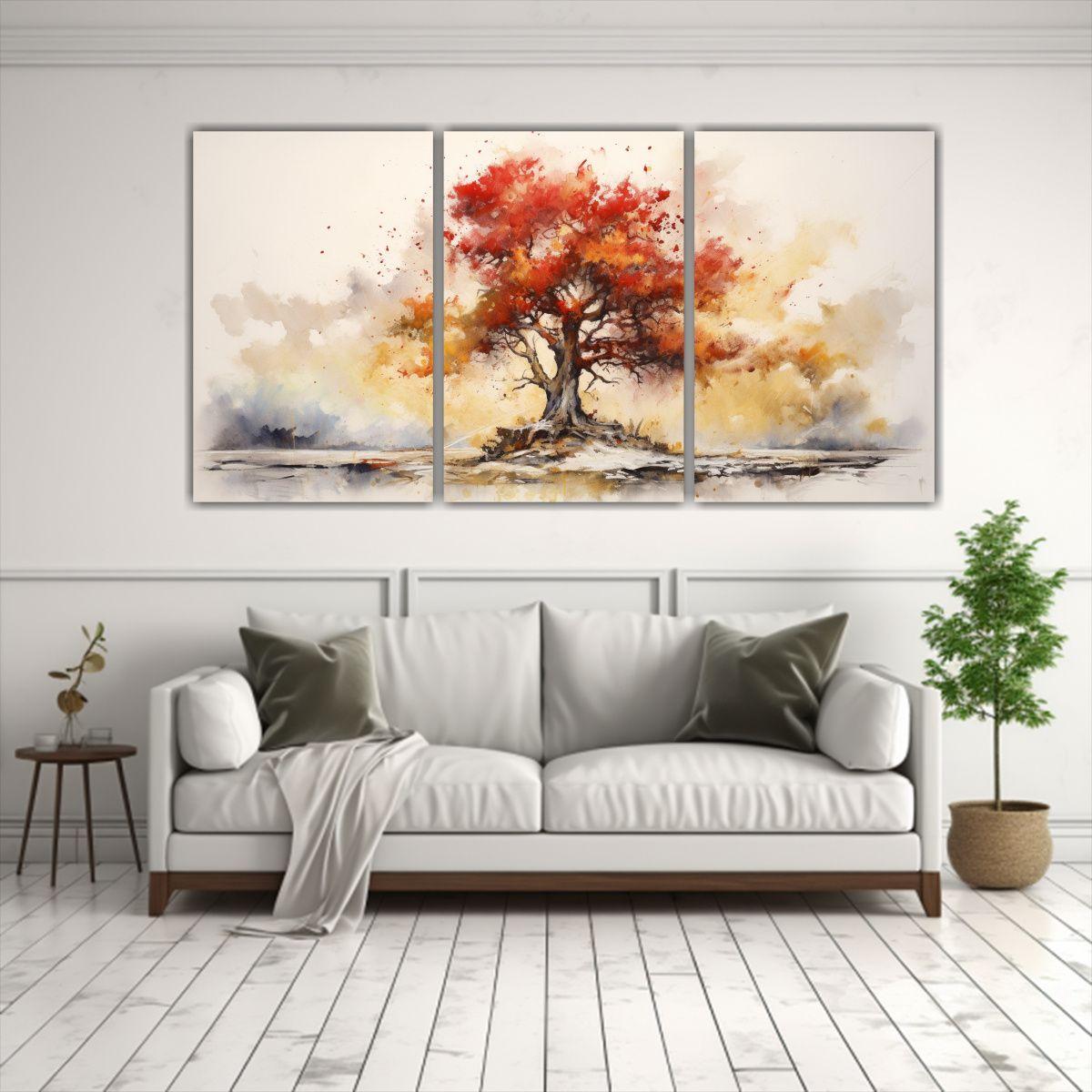 Artes De Pared Vintage: Composición Dinámica 240x120 Cm-2