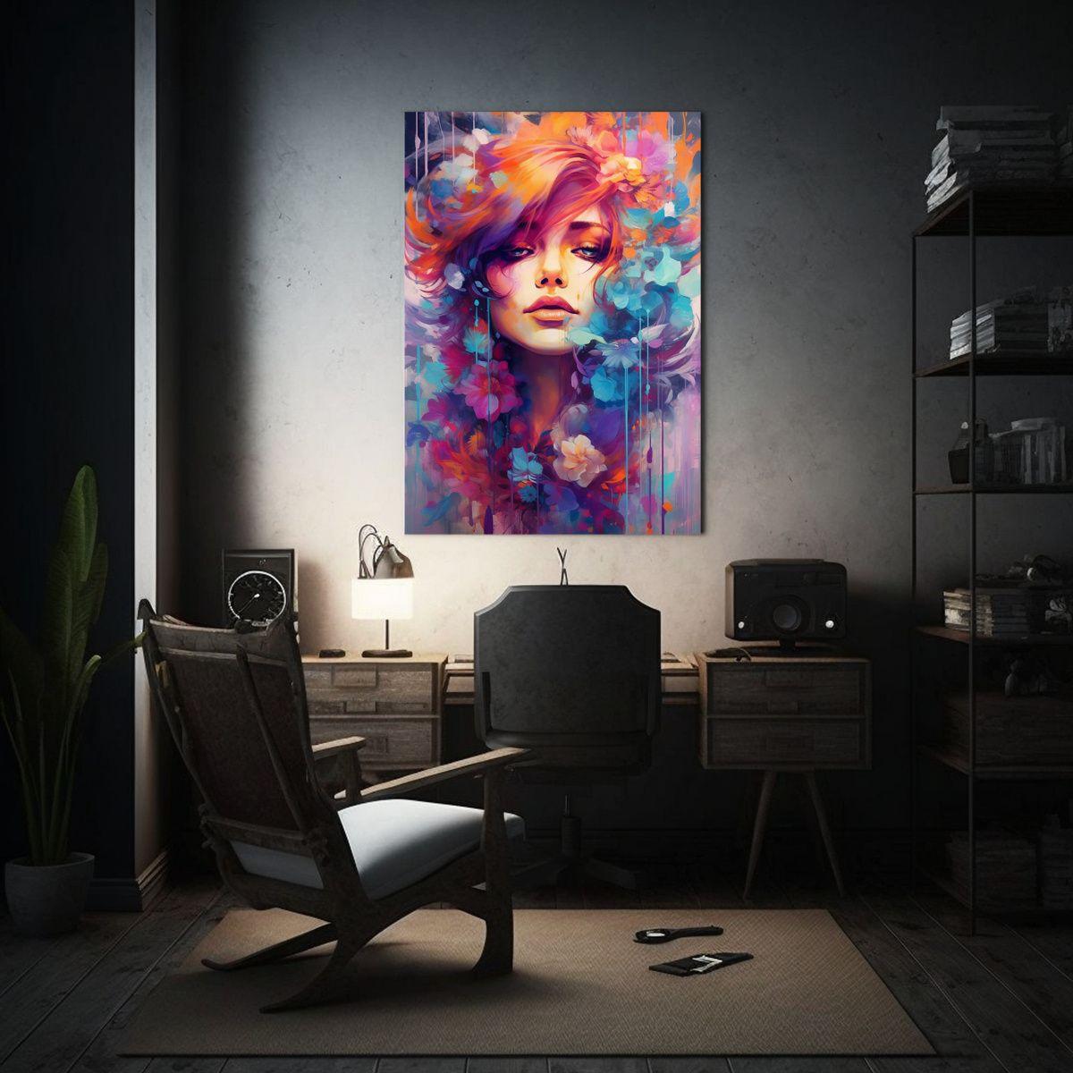 Pinturas Decorativas Arte Movimiento Regalo 50x65cm-2