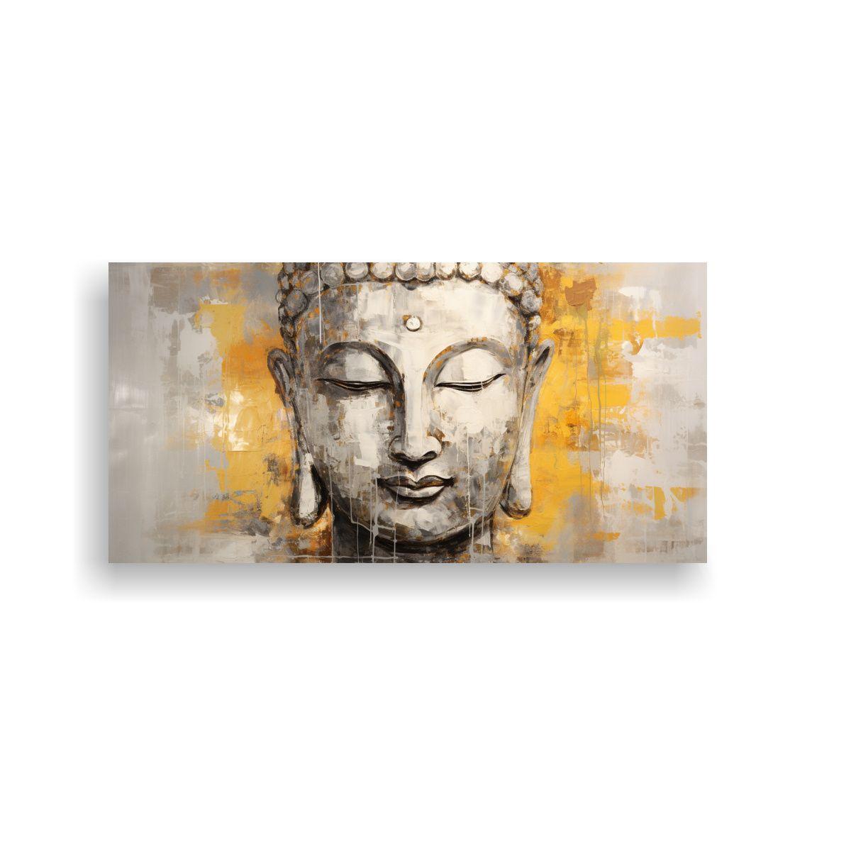 Pinturas Decorativas Abstractas Buddha En Tonos 160x80cm-0