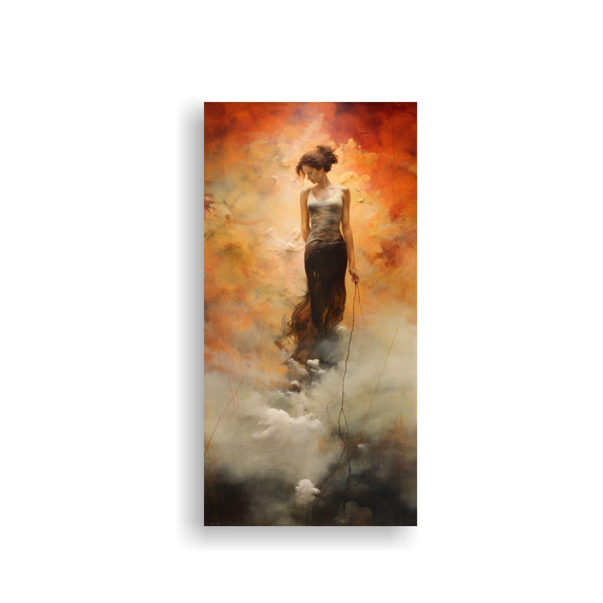 Cuadros De Pintura Encaústica Con Composición 50x100cm-0