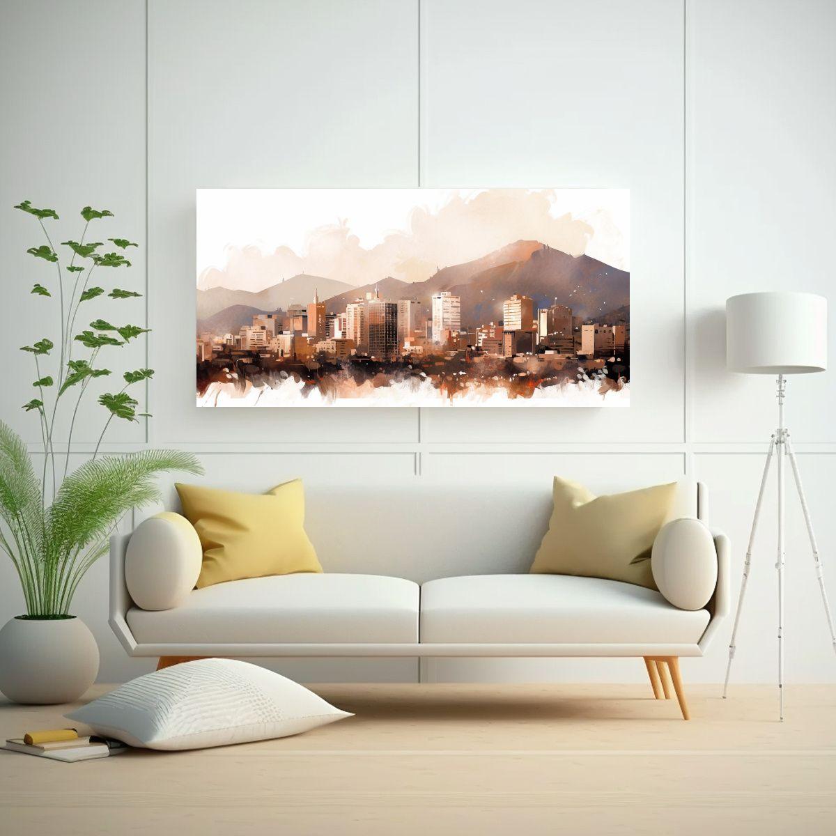Cuadro En Bastidor Venta Clásico Santiago Chile 80x40cm-2