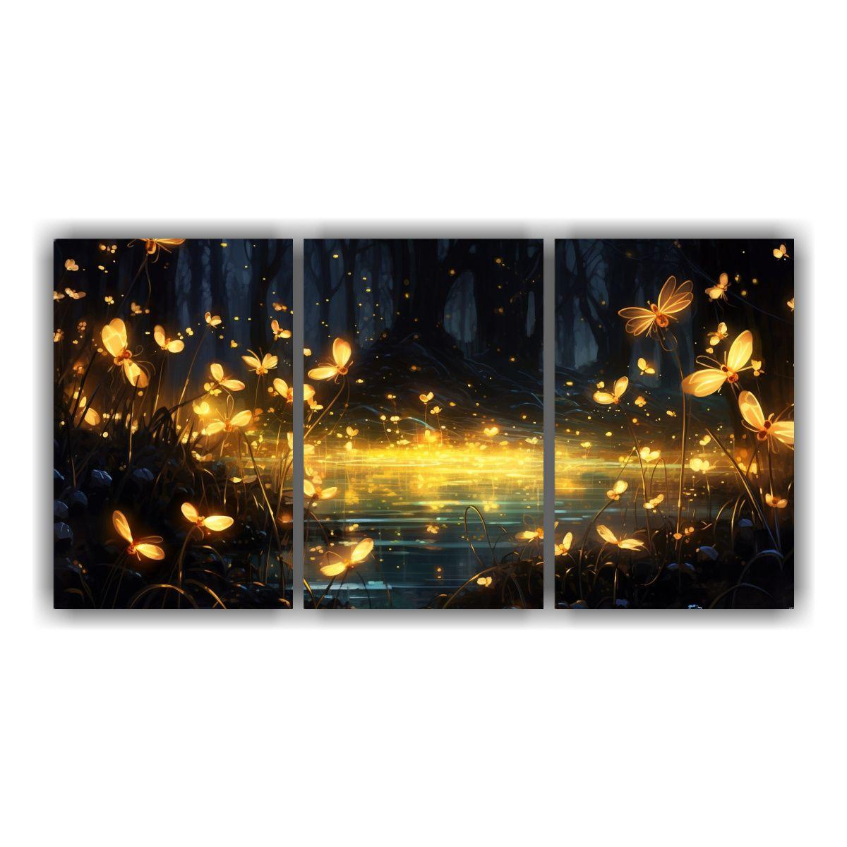 Pintura Decorativa Abstracta: El Encanto Mágico 180x90 Cm-0