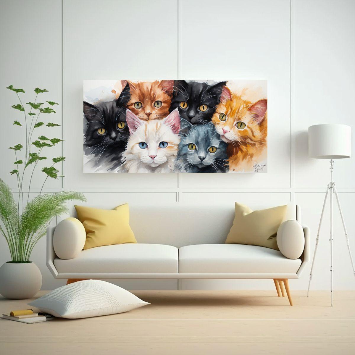 Pintura Decorativa Macrofotografía Grupo 40x20cm-2