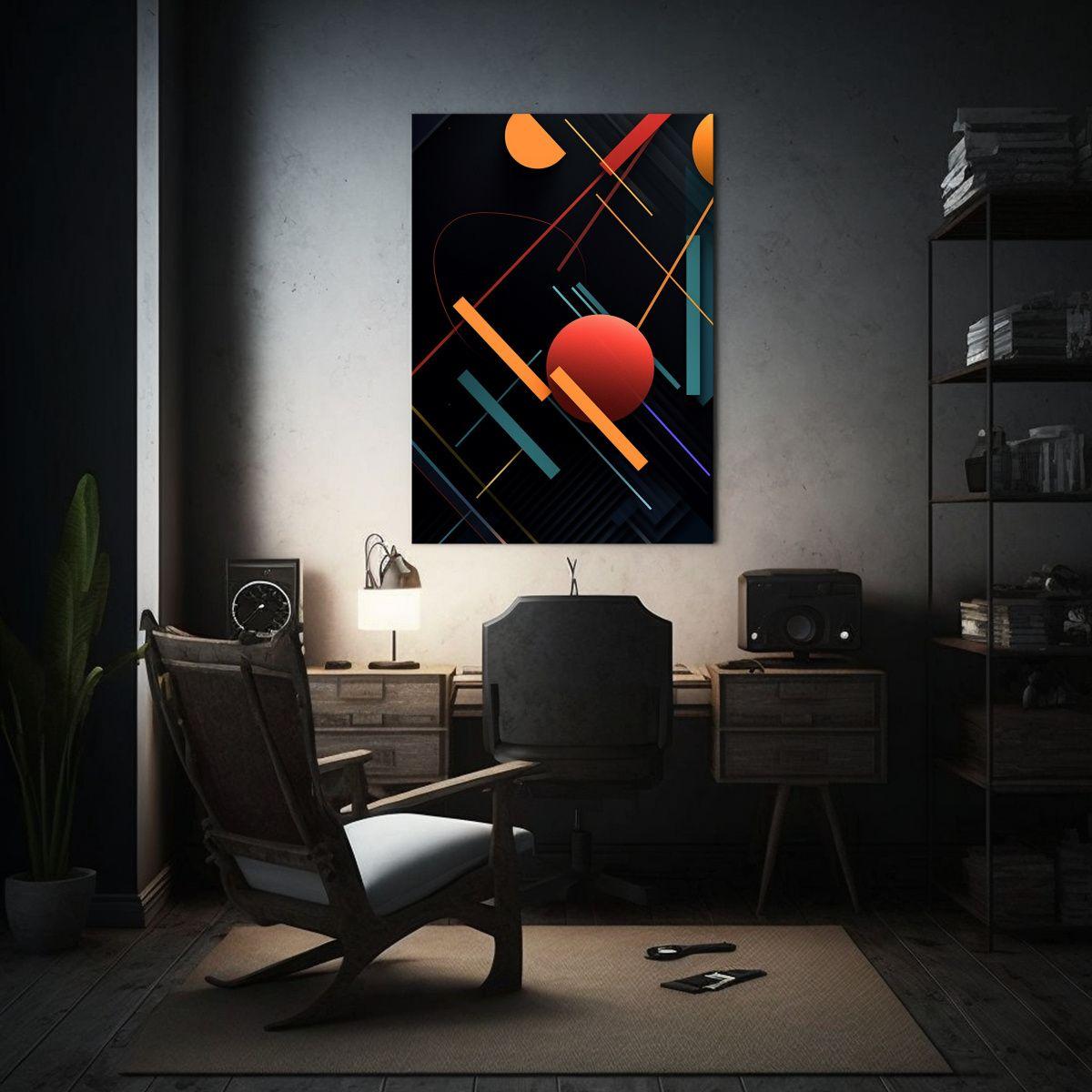 Lienzo Tela Acuarela Armonía Cromática 20x30cm-2