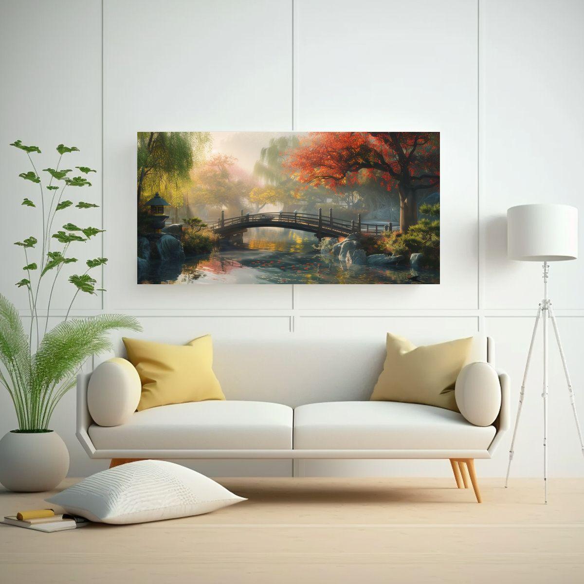 Composición Fotografía Jardín Japonés 40x20cm-2