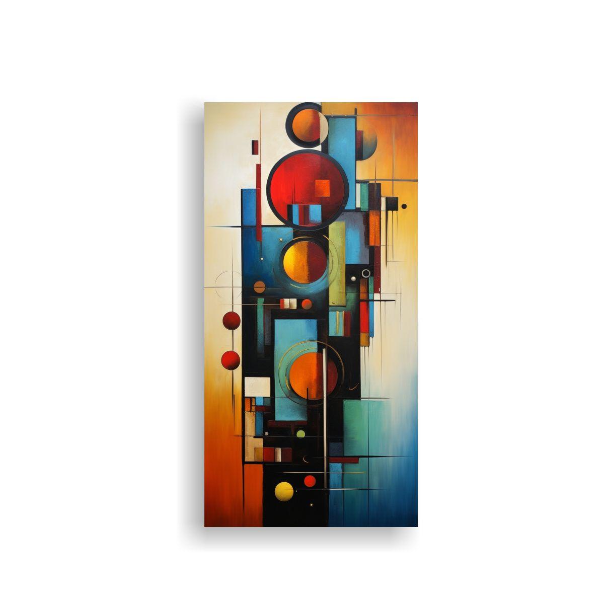 Cuadros Abstractos Para Decorar Con Estilo Y Poder 30x60cm-0