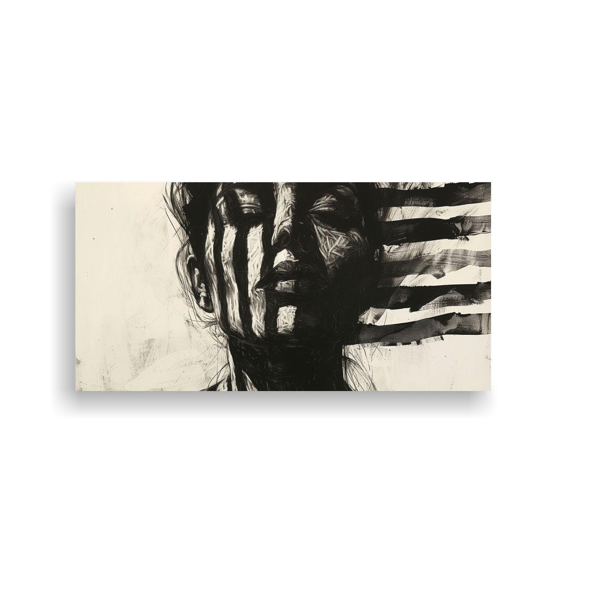 Pintura Decorativa De Arte Temático De Retrato 140x70cm-0