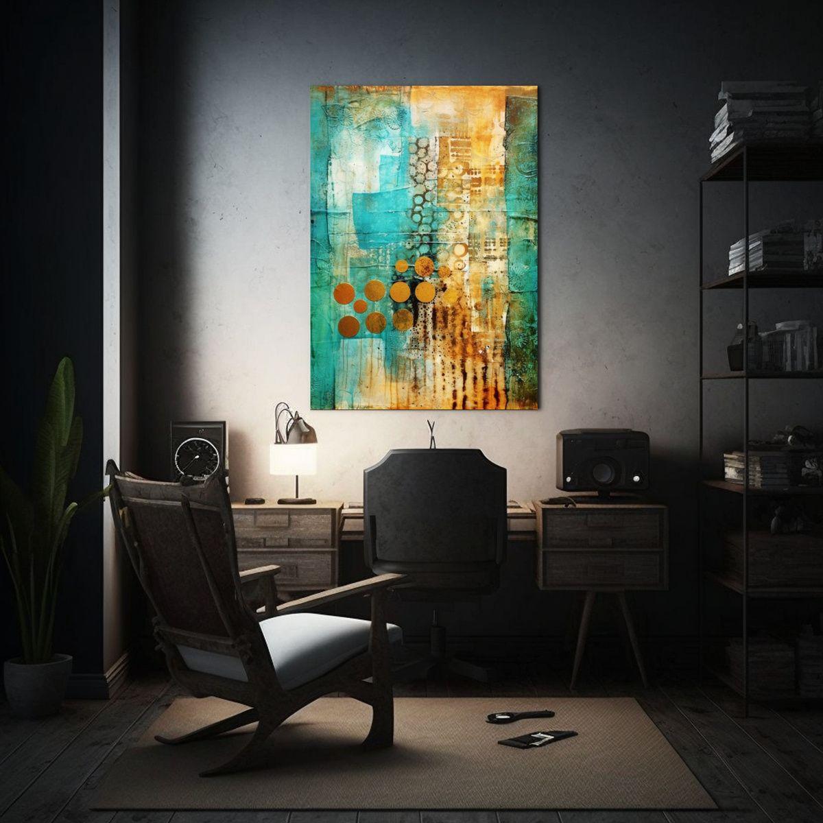 Cuadros Abstractos Surrealistas 72 Pinturas 80x120cm-2
