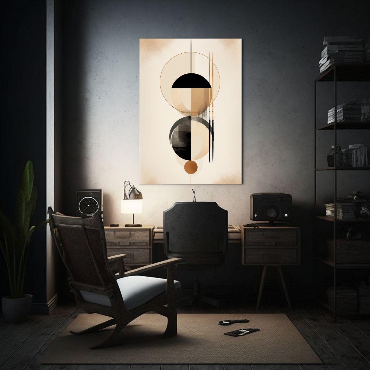 Cuadro Tonos Clásico Estilo Boho Minimal Colores 60x90cm-2