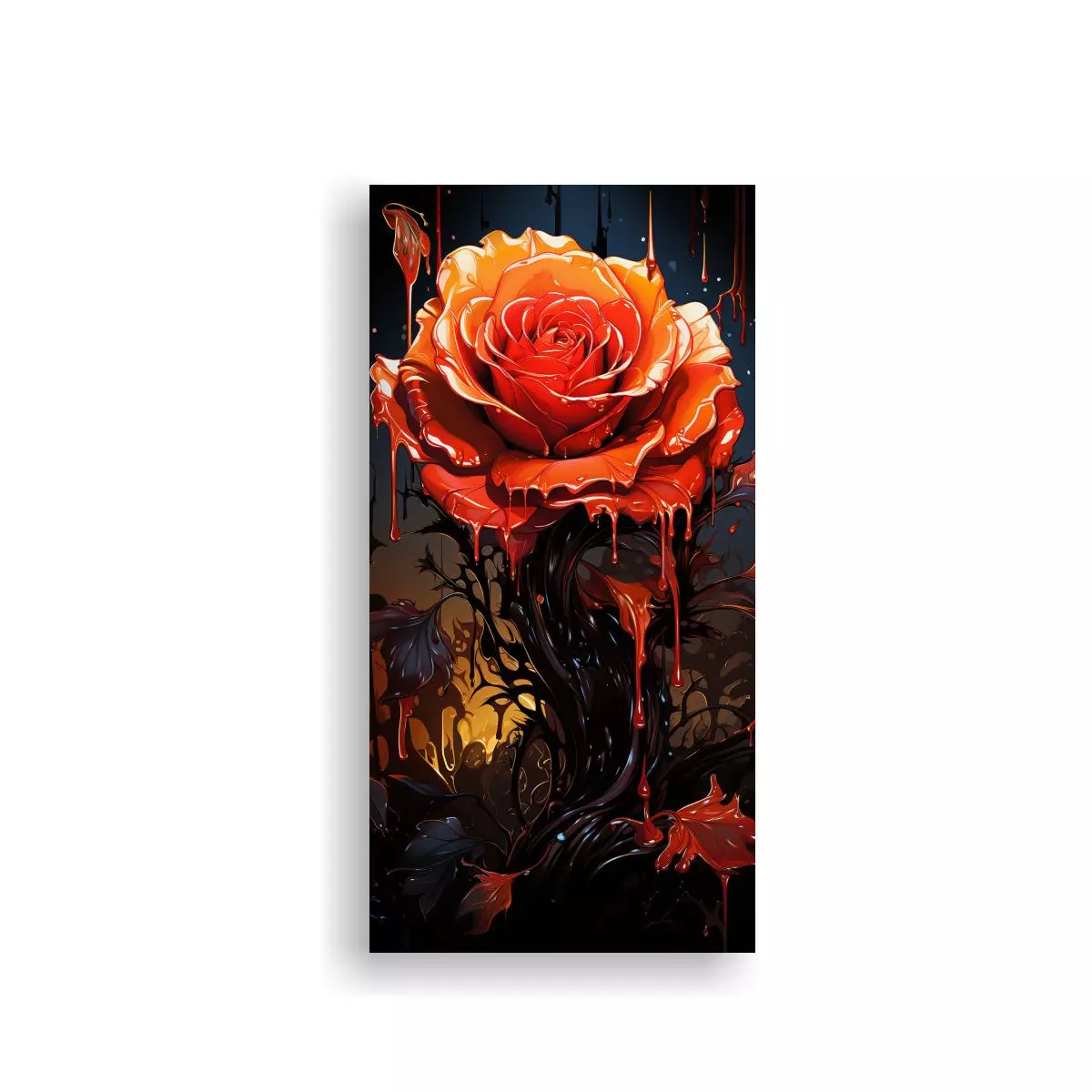 Cuadro Lienzo Composición Personalidad Rosa 30x60cm-0