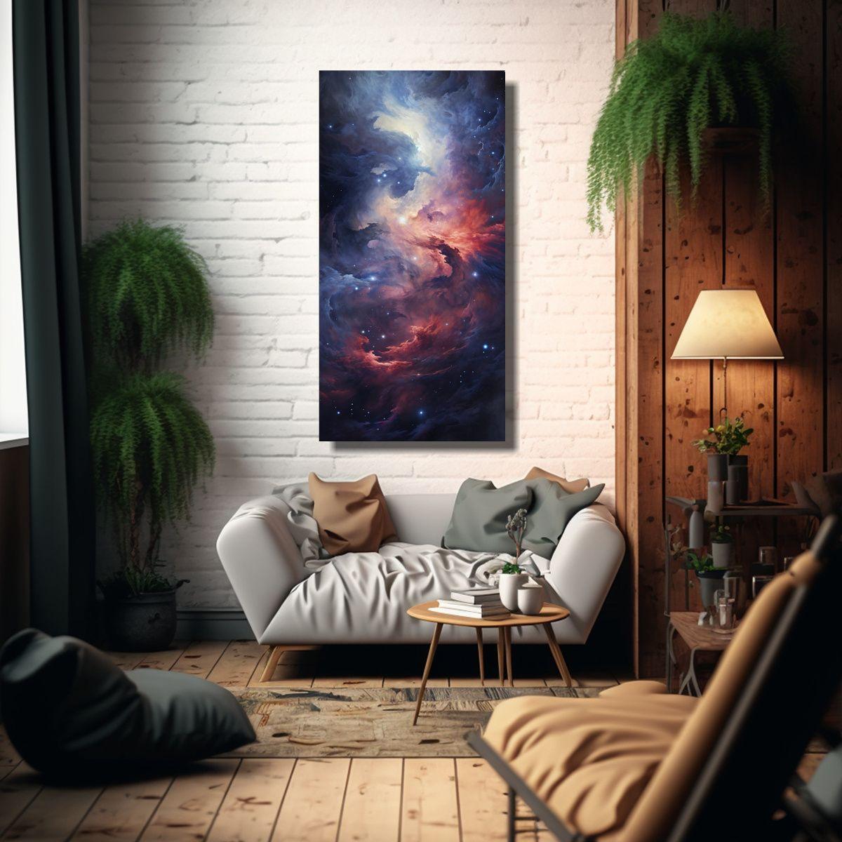 Pinturas De Decoración: Maravillas Cósmicas De 20x40 Cm-2