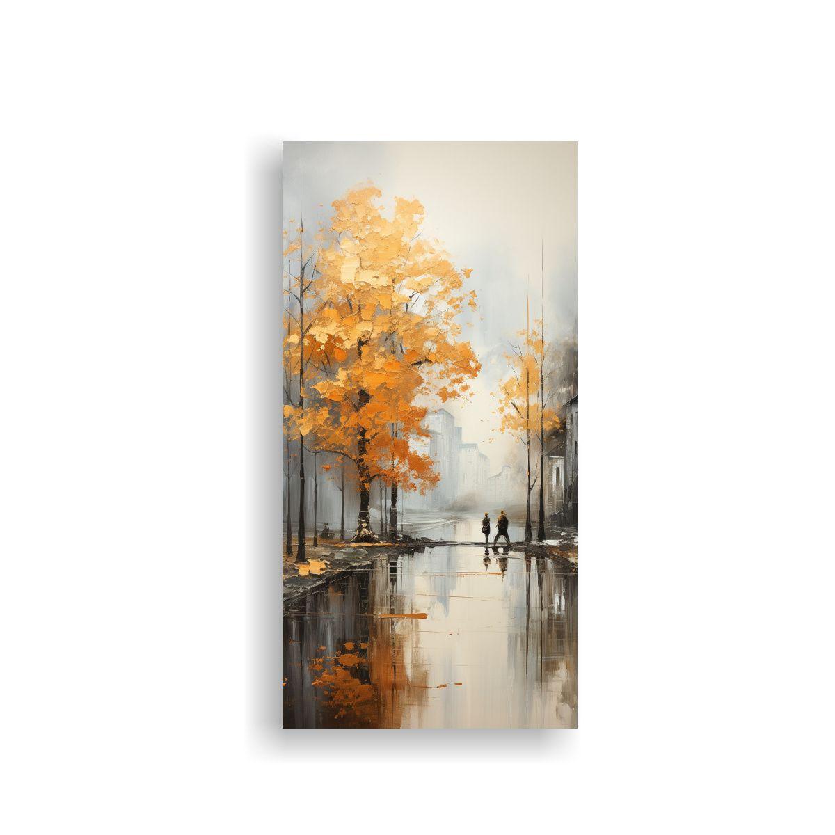 Pintura Abstracta Del Poder Del Tema De Lienzo 40x80cm-0