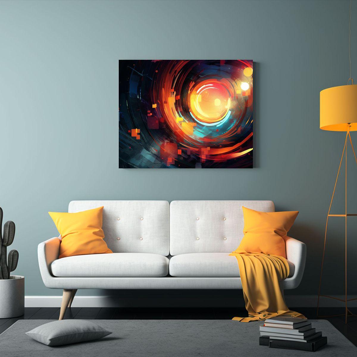 Pinturas Decorativas De Fondo Fresco Contemporáneo En Lienz 40x30cm-2