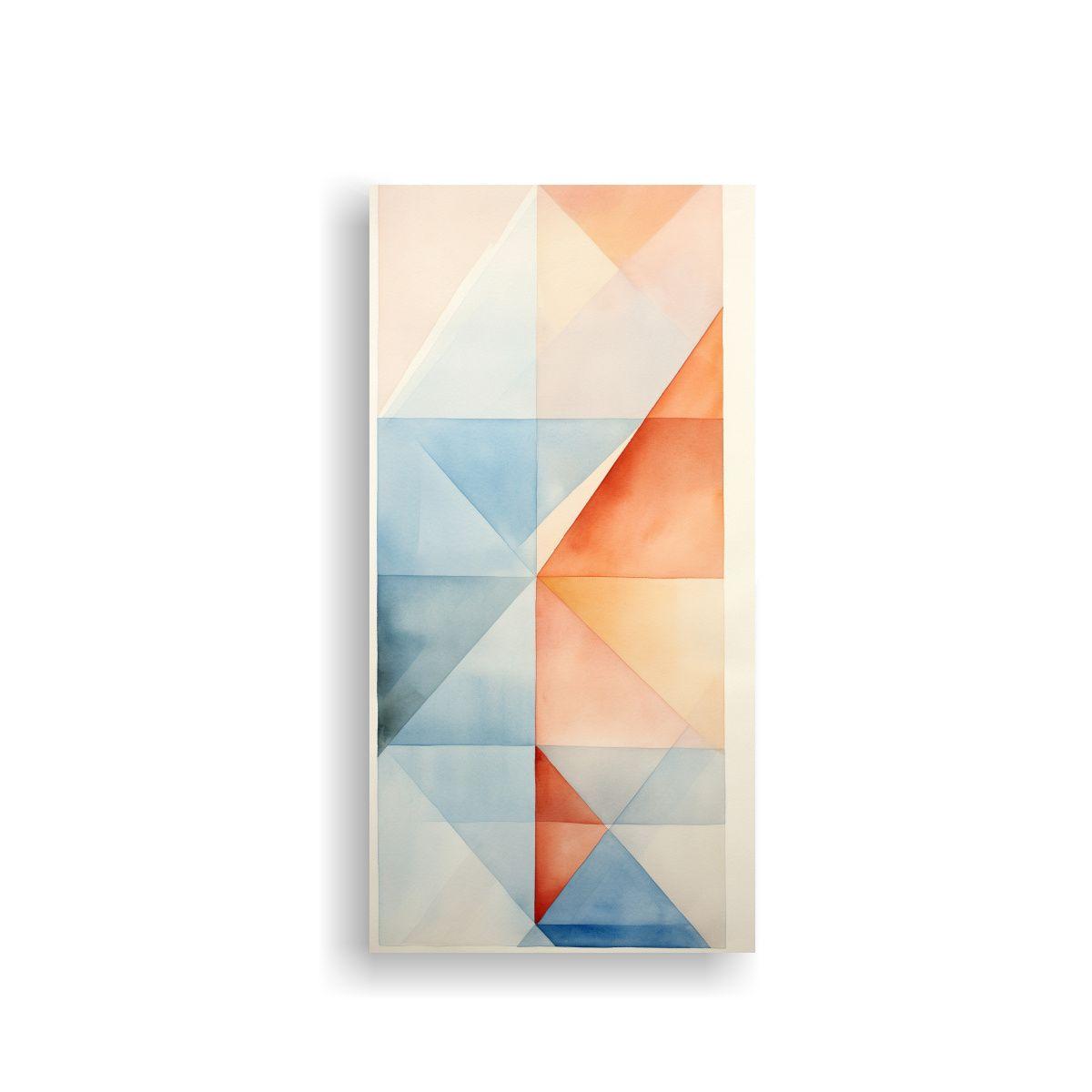 Cuadro Movimiento Riqueza En Sutil Abstracción 80x160cm-0