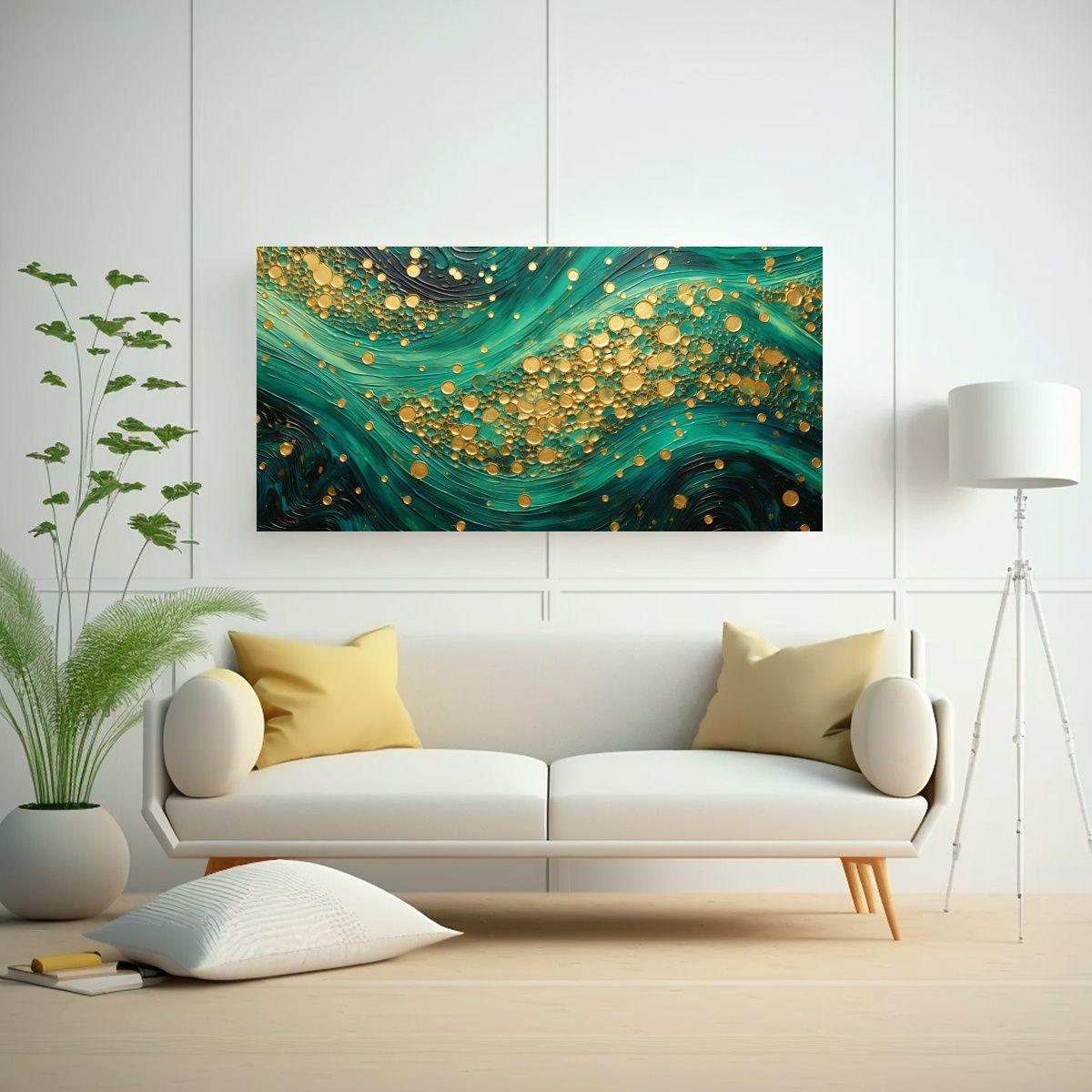 Pinturas Decorativas Estilo Puntillismo Luminoso 60x30cm-2