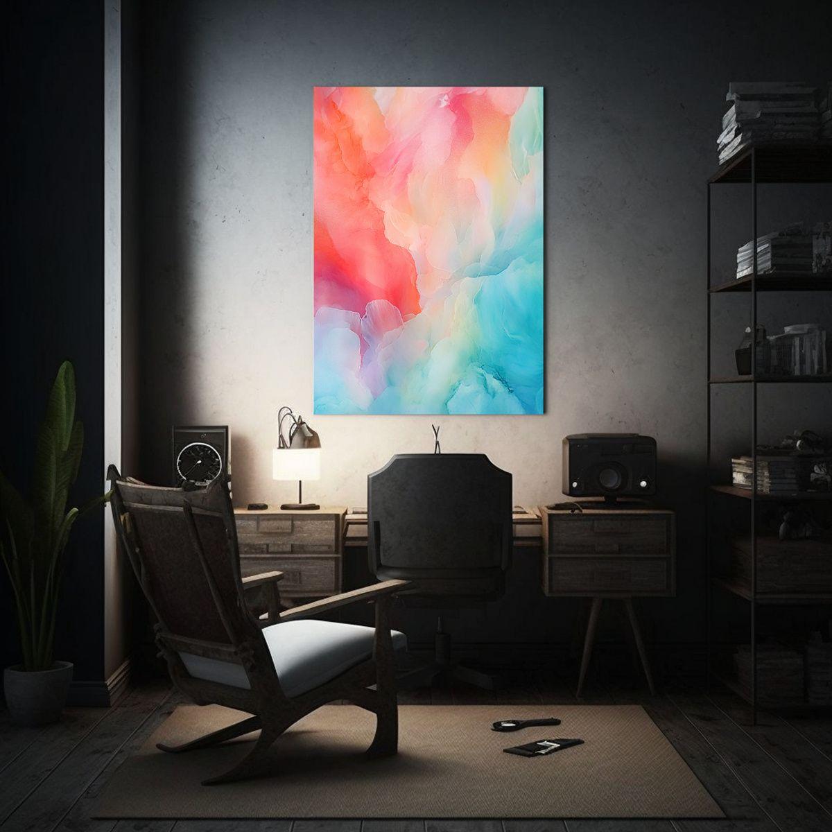 Cuadro Imagen Poder Uwu Textura Abstracta 20x30cm-2