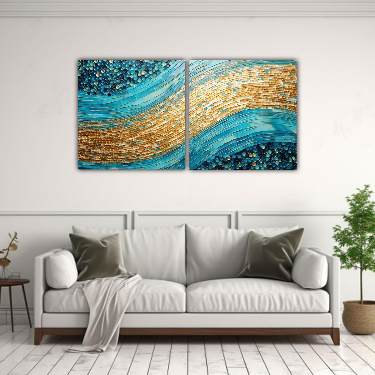 Pinturas Decorativas Estilo Galería De Arte 140x70 Cm-2
