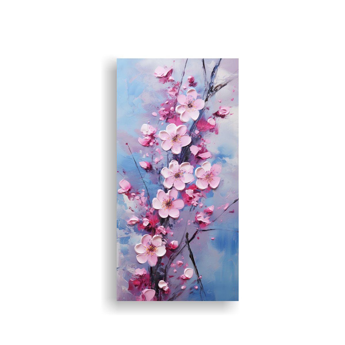 Dibujo Fantástico: Pintura Vibrante Flores 80x160cm-0