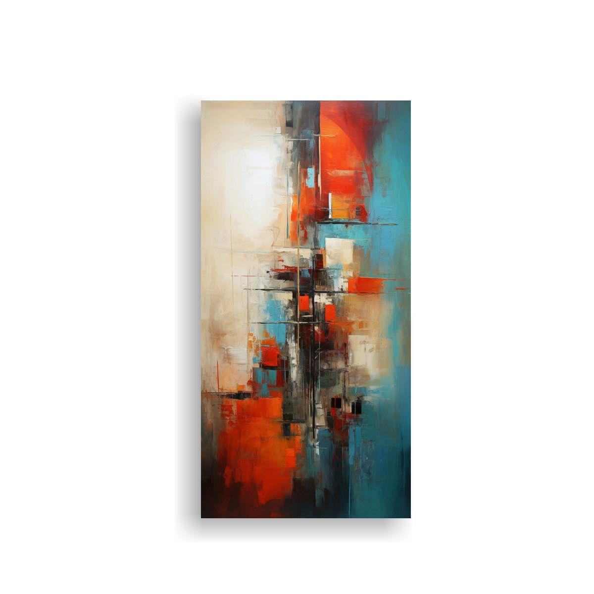 Pinturas Decorativas De Expresionismo Abstracto, 50x100cm-0