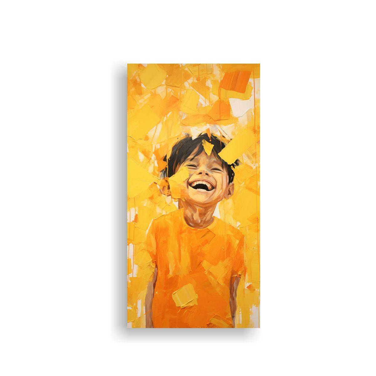 Pinturas Decorativas Que Retratan La Risa 20x40cm-0