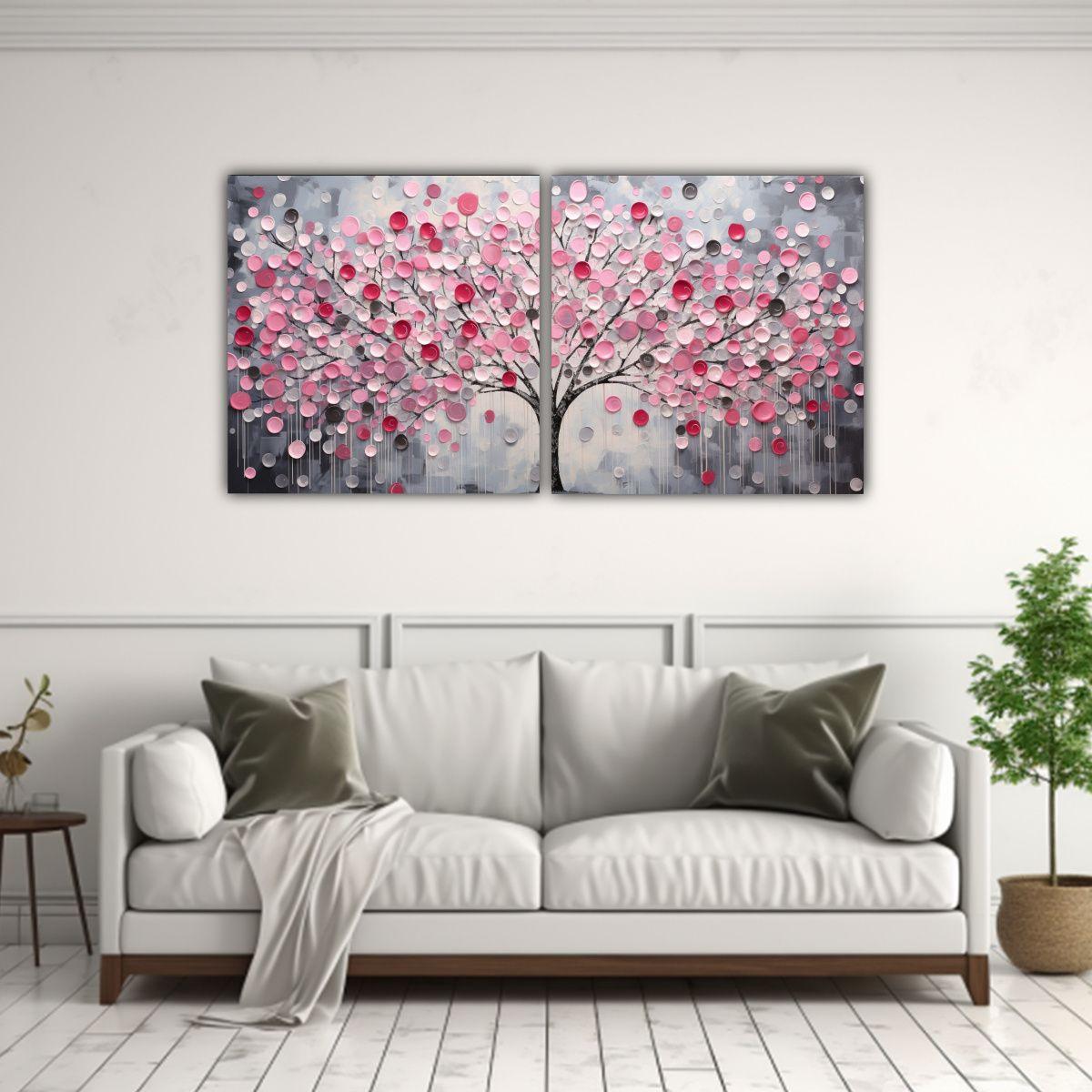 Set 2 Cuadros Vanguardia Obra Maestra Imagen 160x80 Cm-2