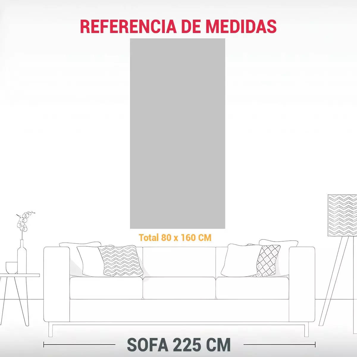Pinturas Decorativas En Bastidor Con Finas 80x160cm-1