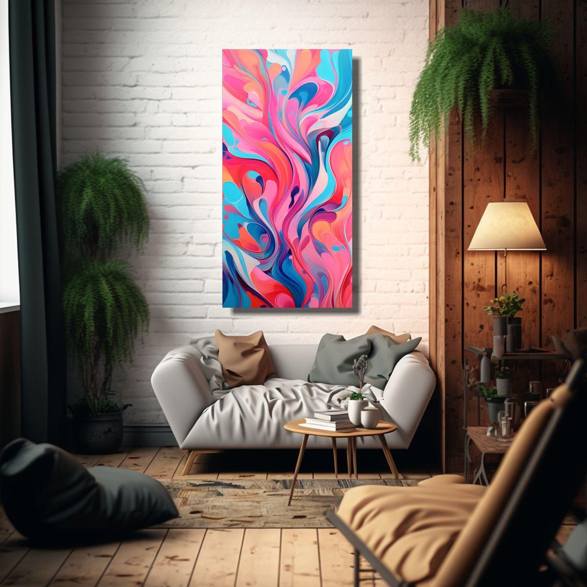 Arte De Pared Composición Adorno Con Patrones 40x80cm-2