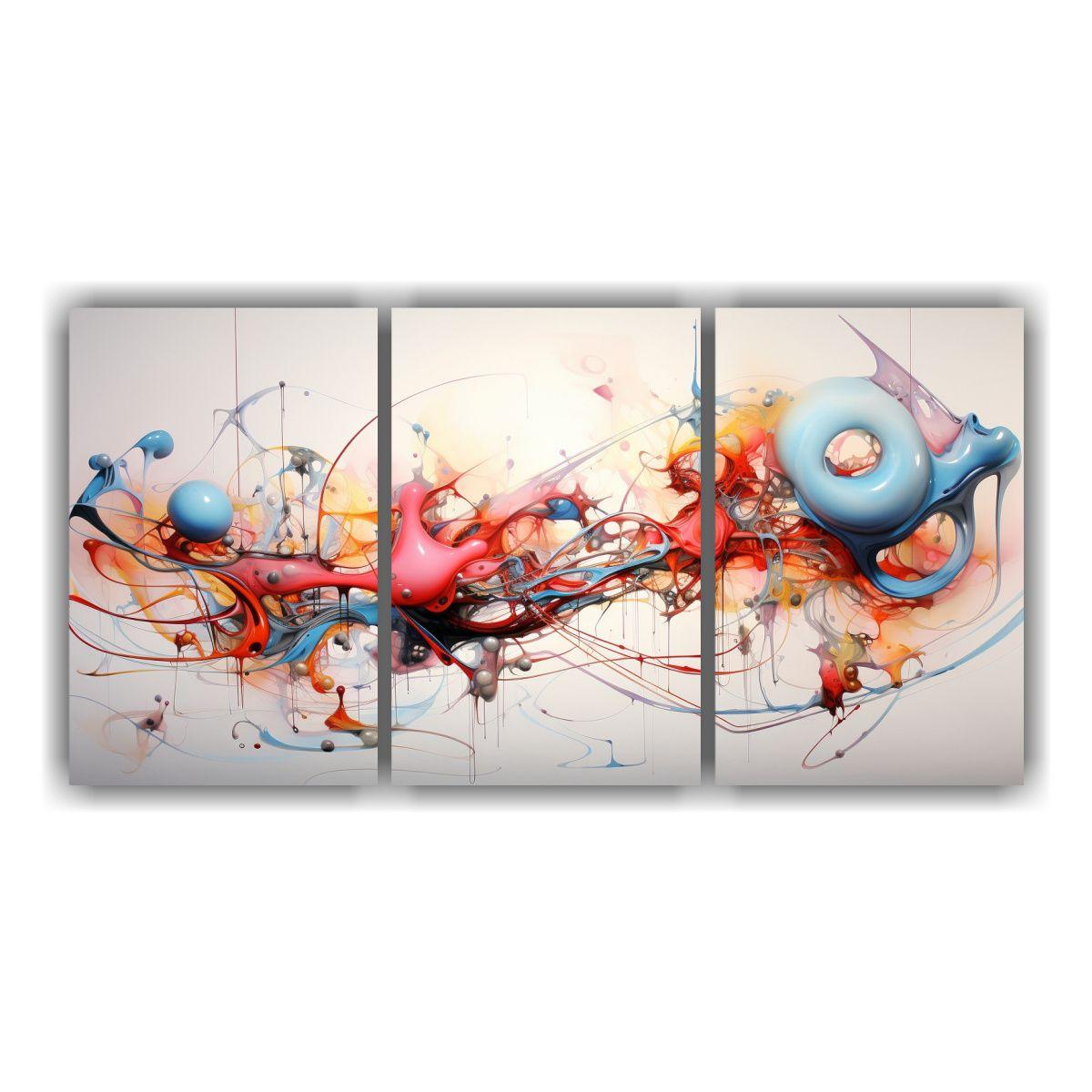 Cuadros Contemporáneos Abstractos En Lienzo 180x90 Cm-0