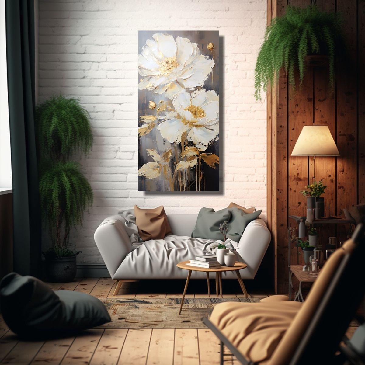 Pintura En Lienzo Estilo Cuadro Conceptual 40x80cm-2