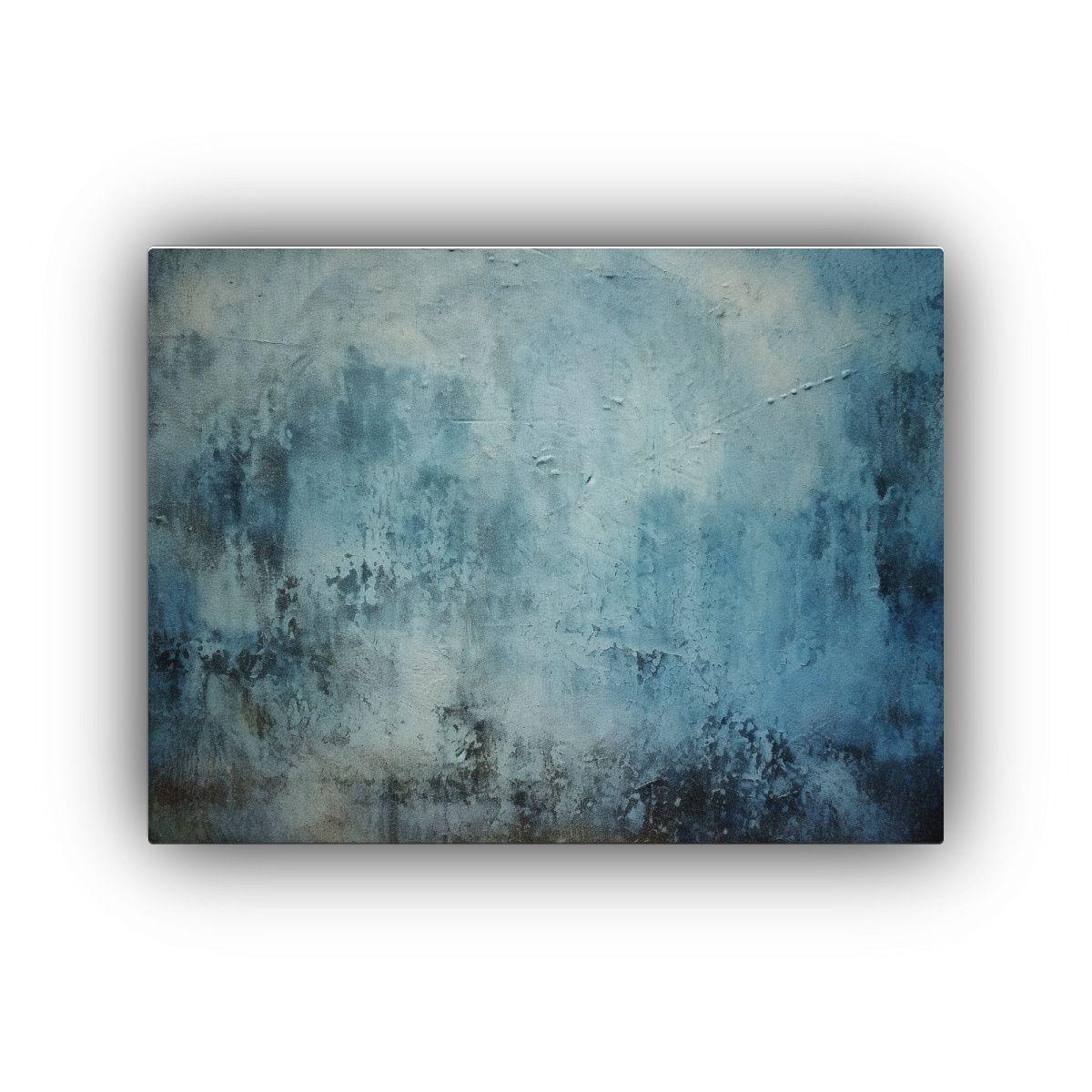 Fondo Textura Cuadro Concepto Mágico En Azul 60x40cm-0