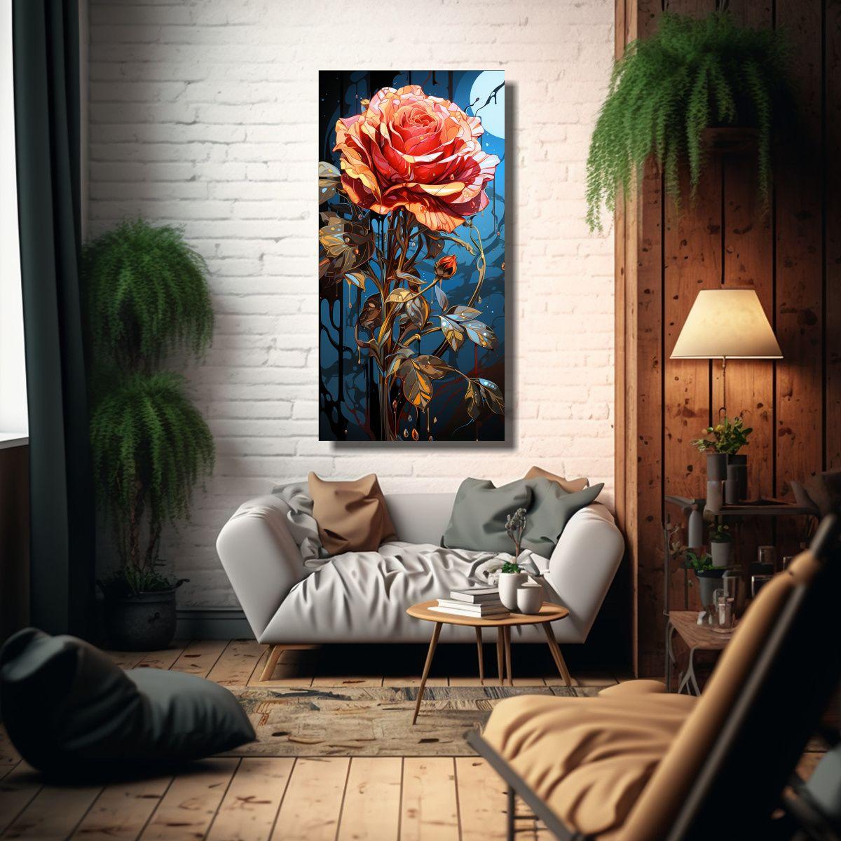 Pintura Decorativa De Arte En Casa: Dibujo De 20x40cm-2