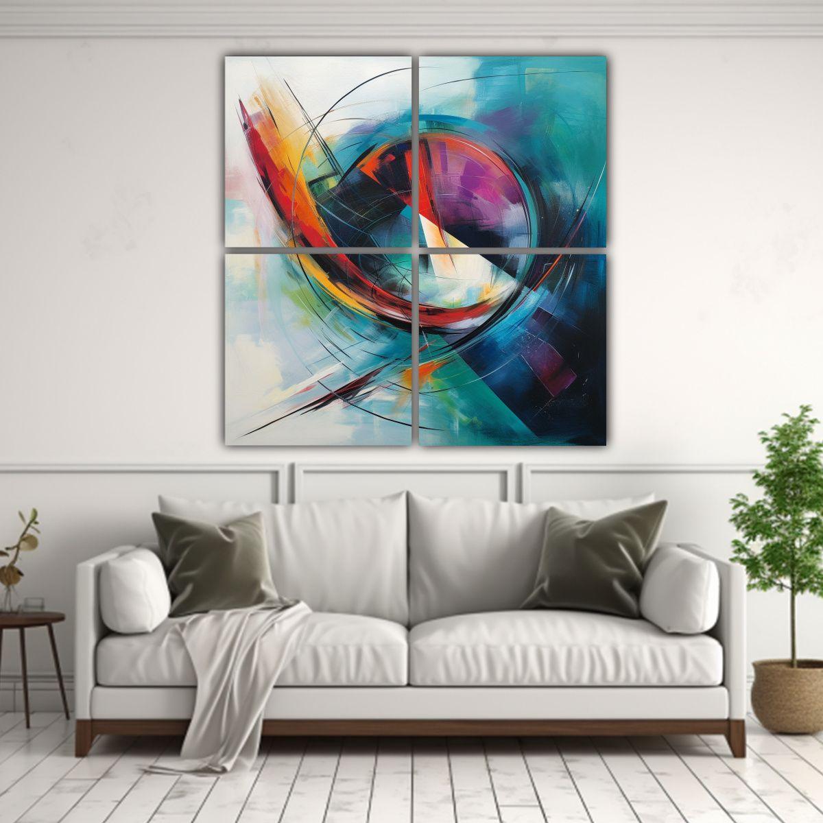 Cuadros Hermoso Calma: Pintura Titulada Secret 40x40 Cm-2
