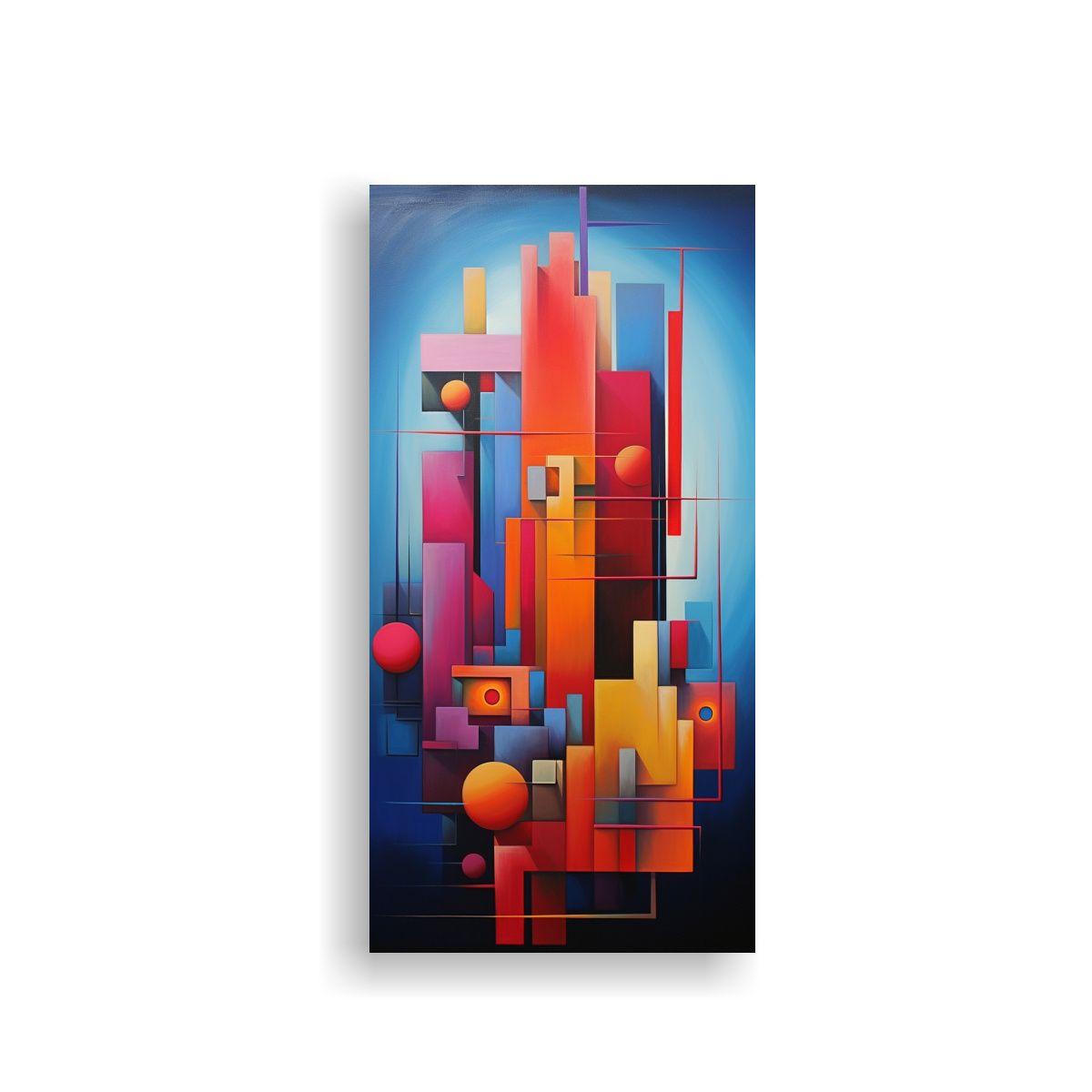Cuadros Abstractos Vintage De Gran Formato 30x60cm-0
