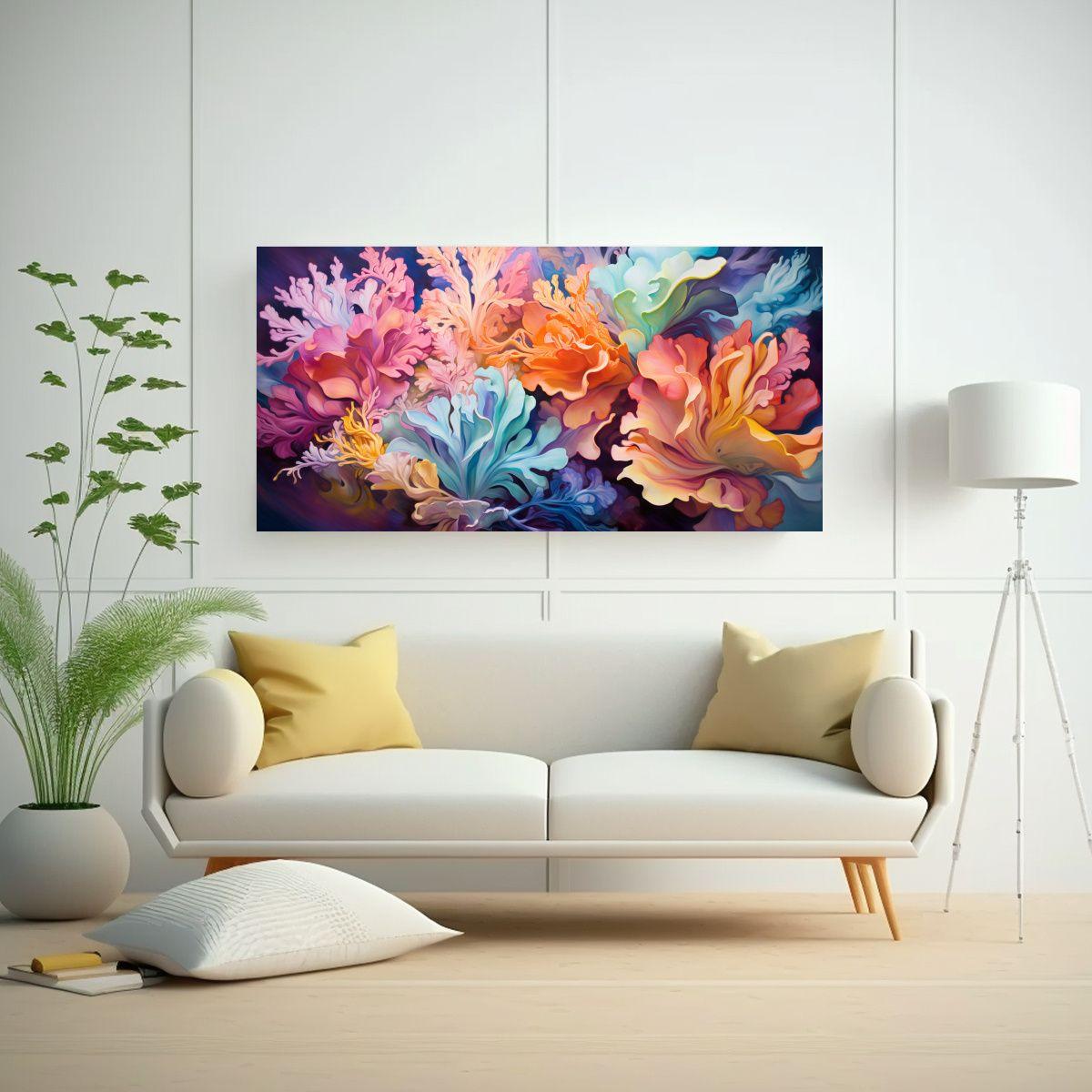 Cuadro Lienzo Moderno Urbano Estilo Pintura Al Est 120x60cm-2